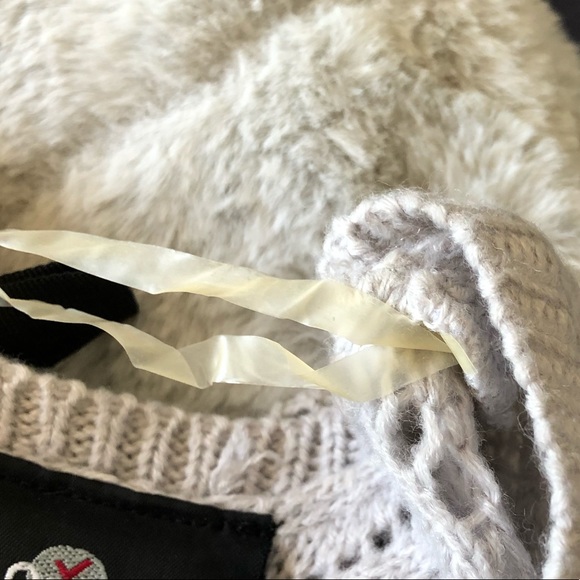 It’s Our Time Grey Knit Sweater with Bow - Picture 9 of 10